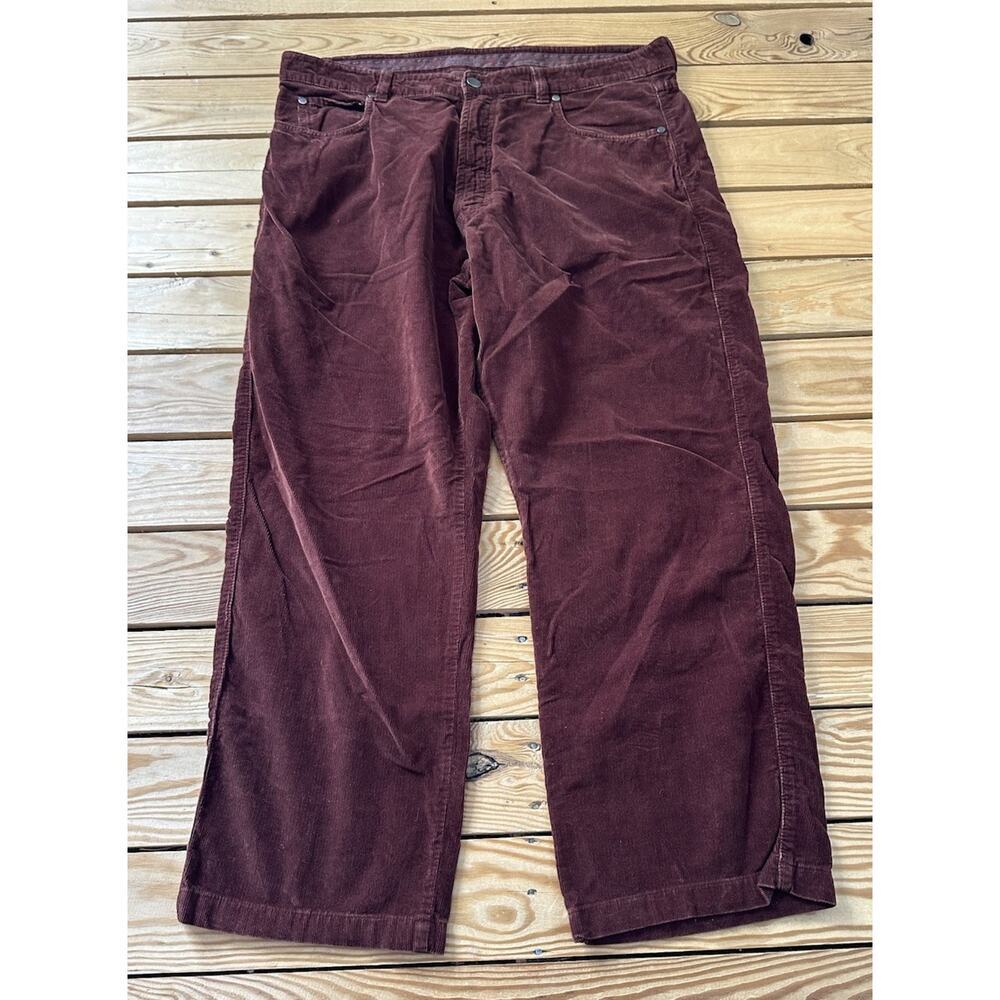 Ermenegildo Zegna Corduroy Pants Size 38x29 Men’s Maroon
